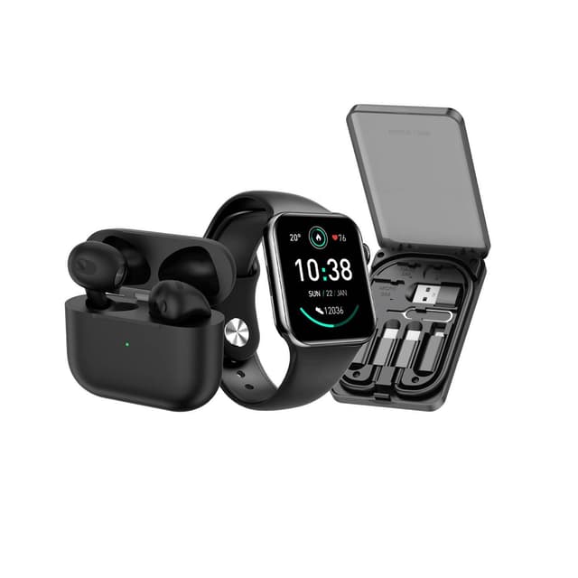 Green Lion 3 In 1 Ultimate Combo (Smart Watch, Earbuds & Multi-Functional Box)
