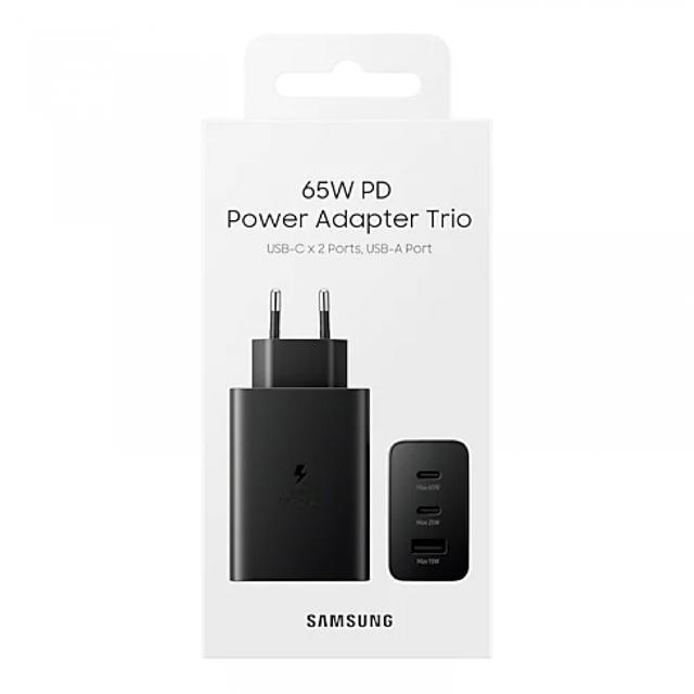 شاحن سامسونج 65 واط ثلاث مخارج Samsung Trio PD Travel Adapter 2PIN - SW1hZ2U6MTM5Nzc5Ng==