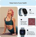ساعة رياضية ذكية فيت بيت 4 أسود Fitbit Versa 4 Fitness Wristband with Heart Rate Tracker