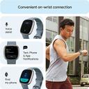 ساعة رياضية ذكية فيت بيت 4 أسود Fitbit Versa 4 Fitness Wristband with Heart Rate Tracker