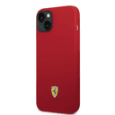 كفر ايفون 14 بلس سيلكون فيراري أحمر Ferrari Liquid Silicone Case With Camera Outline - SW1hZ2U6MTM3MDAxOQ==