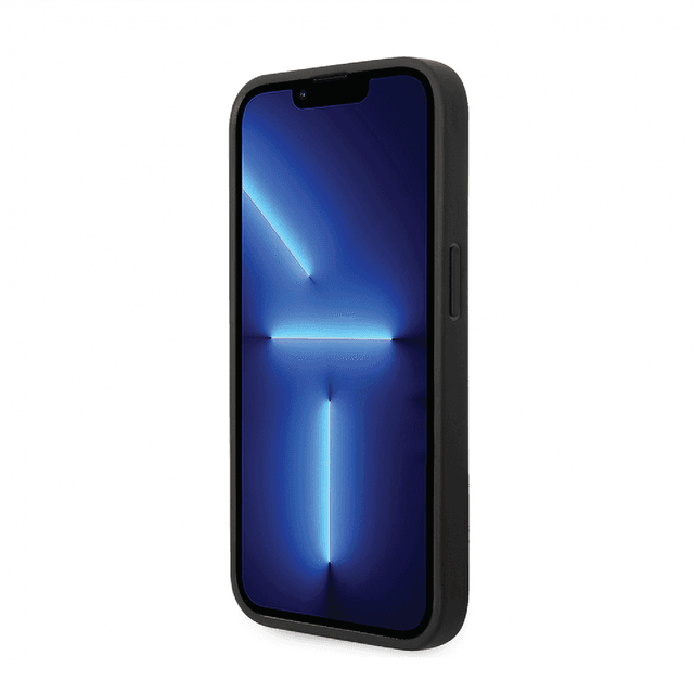 كفر ايفون 14 جلد فيراري بني Ferrari Leather Case With Hot Stamped Sides