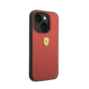كفر ايفون 14 جلد فيراري أحمر Ferrari Leather Case With Hot Stamped Sides