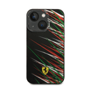 كفر ايفون 14 بولي كربون وسيلكون طباعة مزدوجة فيراري أسود Ferrari PC/TPU Case With Double Layer Grass Print - SW1hZ2U6MTM2NzkwNA==