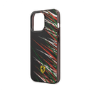 كفر ايفون 14 بولي كربون وسيلكون طباعة مزدوجة فيراري أسود Ferrari PC/TPU Case With Double Layer Grass Print - SW1hZ2U6MTM2NzkxMA==