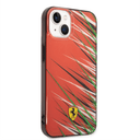 كفر ايفون 14 بولي كربون وسيلكون طباعة مزدوجة فيراري أحمر Ferrari PC/TPU Case With Double Layer Grass Print
