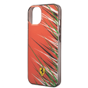 كفر ايفون 14 بولي كربون وسيلكون طباعة مزدوجة فيراري أحمر Ferrari PC/TPU Case With Double Layer Grass Print