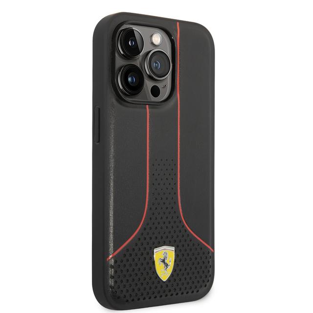 Ferrari PU 296P Hard Case for iPhone 14 Pro Max - Black [ FEHCP14XPCSK ] - SW1hZ2U6MTM2OTAxNA==