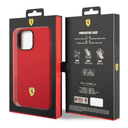 كفر ايفون 14 برو ماكس سيلكون فيراري أحمر Ferrari Liquid Silicone Case With Camera Outline - SW1hZ2U6MTM2OTUxNA==