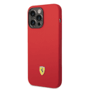 كفر ايفون 14 برو ماكس سيلكون فيراري أحمر Ferrari Liquid Silicone Case With Camera Outline - SW1hZ2U6MTM2OTUxOA==