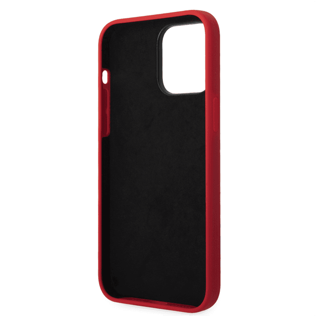 كفر ايفون 14 برو ماكس سيلكون فيراري أحمر Ferrari Liquid Silicone Case With Camera Outline - SW1hZ2U6MTM2OTUyOA==