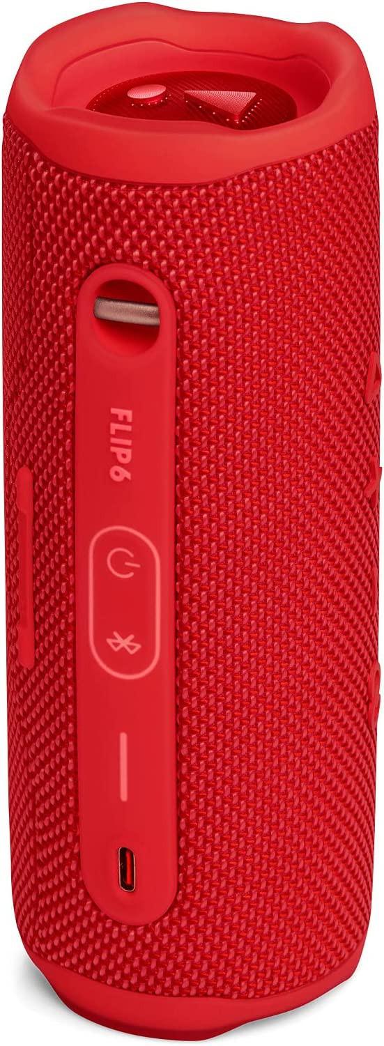 JBL Flip6 Waterproof Portble Bluetooth Speaker - Red [ FLIP6-RD ] - SW1hZ2U6MTM4NzgyNQ==