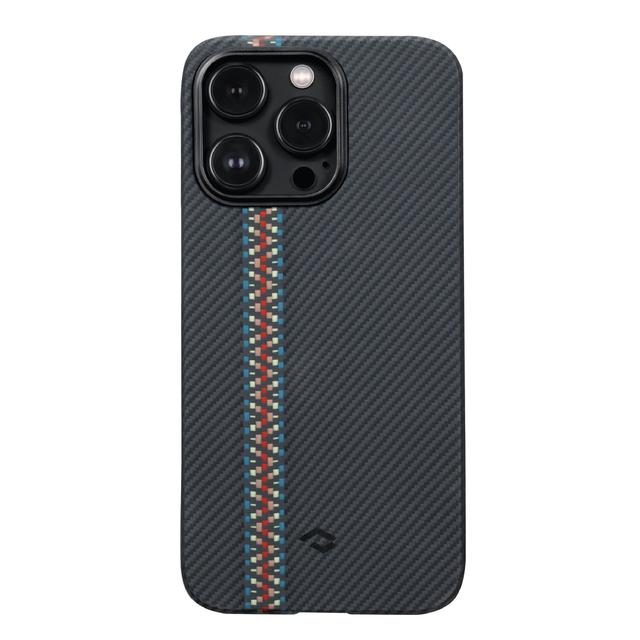 كفر ايفون 14 برو ماكس سيلكون ماغ سيف بيتاكا 3 منقوش Pitaka Fusion Weaving MagEZ Case 3