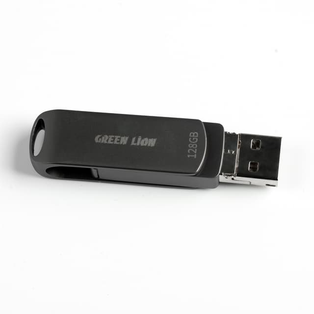 فلاش ايفون وسامسونج جرين لنقل البيانات 128 جيجا Green Lion 4 In 1 Pro Flash Drive