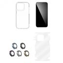 بكج حماية ايفون 14 برو ماكس أسود جرين Green 4 in 1 360° Privacy Protection Pack for iPhone 14 Pro Max Black