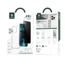 بكج حماية ايفون 14 برو ماكس بنفسجي جرين Green 4 in 1 360° Privacy Protection Pack for iPhone 14 Pro Max Purple