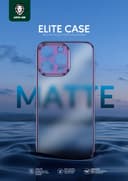 Green Lion Green Elite Case with Matte Electroplating Bumper for iPhone 14 Pro Max ( 6.7" ) - Silver [ GNELC14PMSL ] - 276986