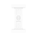 مسكة جوال مغناطيس سيليكون أبيض جرين ليون Green Lion White Silicone Strong Magnetic Wrist Band