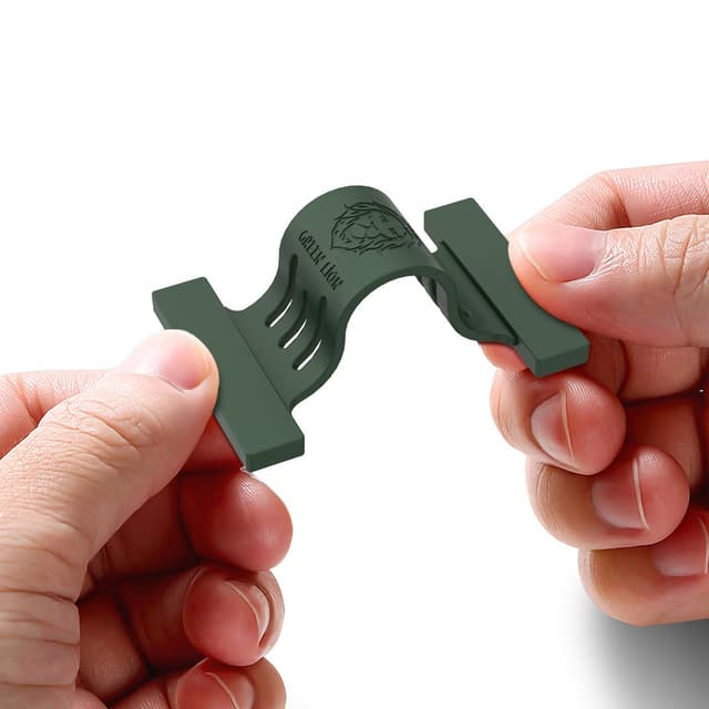 مسكة جوال مغناطيس سيليكون أبيض جرين ليون Green Lion White Silicone Strong Magnetic Wrist Band