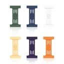 مسكة جوال مغناطيس سيليكون أبيض جرين ليون Green Lion White Silicone Strong Magnetic Wrist Band