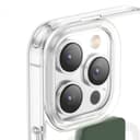 كفر حماية ايفون 14 برو مع شريط مطاطي أسود غرين Green London Slim Hybrid Case with Elastic Grip Band for iPhone 14 Pro Black