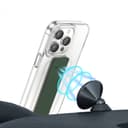 كفر حماية ايفون 14 برو مع شريط مطاطي أسود غرين Green London Slim Hybrid Case with Elastic Grip Band for iPhone 14 Pro Black