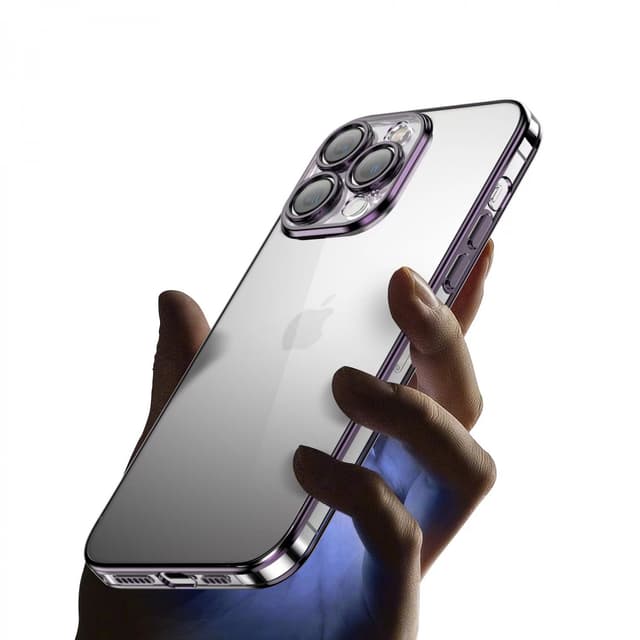 جراب آيفون 6,7 بوصة مقاوم للخدوش بنفسجي غرينGreen Mars Electroplating TPU Case for iPhone 14 Pro Max ( 6.7" )