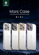 جراب آيفون 6,7 بوصة مقاوم للخدوش بنفسجي غرينGreen Mars Electroplating TPU Case for iPhone 14 Pro Max ( 6.7" )