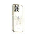 كفر ايفون 14 برو ذهبي غرين Green Lion Nature 2 Butterfly Case for iPhone 14 Pro Gold