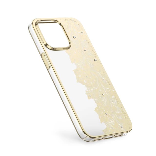 كفر ايفون 14 برو ذهبي غرين Green Lion Nature 2 Butterfly Case for iPhone 14 Pro Gold