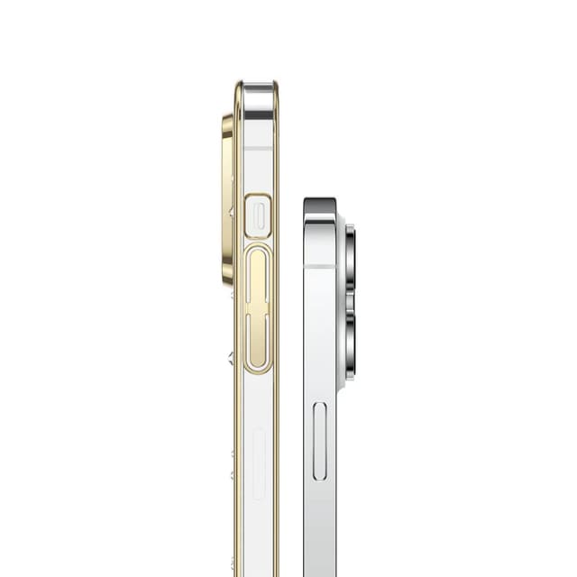 كفر ايفون 14 برو ذهبي غرين Green Lion Nature 2 Butterfly Case for iPhone 14 Pro Gold