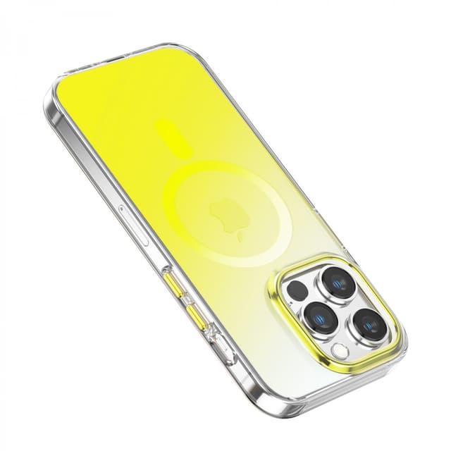 Green Rainbow Magsafe Case for iPhone 14 Pro (6.1") - Gold