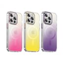 Green Rainbow Magsafe Case for iPhone 14 Pro (6.1") - Gold