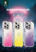 Green Rainbow Magsafe Case for iPhone 14 Pro (6.1") - Gold