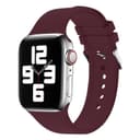 Green Lion Green Silicone Band with Buckle Watch Strap for Apple Watch 42/44/45MM - Wine Red [ GNSBWS45WRD ] - 276320