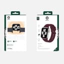 Green Lion Green Silicone Band with Buckle Watch Strap for Apple Watch 42/44/45MM - Wine Red [ GNSBWS45WRD ] - 276321