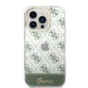 Guess 4G Electro Script Hard Case for iPhone 14 Pro (6.1") - Kaki [ GUHCP14LHG4MHA ] - SW1hZ2U6MTM4NTEyMQ==