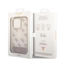 Guess 4G Electro Script Hard Case for iPhone 14 Pro (6.1") - Pink [ GUHCP14LHG4MHP ] - SW1hZ2U6MTM4NTExNg==