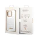 Guess Pu Croco Case With Metal Camera Outline For iPhone 14 Pro - Silver [ GUHCP14LHGCRHS ] - SW1hZ2U6MTM4NDMzOQ==