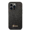 Guess PC/TPU Glitter Script Hard Case for iPhone 14 Pro (6.1") - Black [ GUHCP14LHGGSHK ] - SW1hZ2U6MTM4NDIyMg==