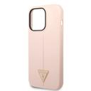 Guess Silicone Line & Triangle Hard Case for iPhone 14 Pro (6.1") - Pink [ GUHCP14LSLTGP ] - SW1hZ2U6MTM4NDcwOA==