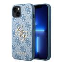 كفر ايفون 14 بلس أزرق جيس Guess PU 4G Big Metal Logo Hard Case for iPhone 14 Plus Blue - SW1hZ2U6MTM4NjAxMA==
