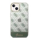 Guess 4G Electro Script Hard Case for iPhone 14 Plus (6.7") - Kaki [ GUHCP14MHG4MHA ] - SW1hZ2U6MTM4Njg4OA==