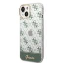 Guess 4G Electro Script Hard Case for iPhone 14 Plus (6.7") - Kaki [ GUHCP14MHG4MHA ] - SW1hZ2U6MTM4Njg5MA==