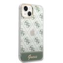 Guess 4G Electro Script Hard Case for iPhone 14 Plus (6.7") - Kaki [ GUHCP14MHG4MHA ] - SW1hZ2U6MTM4Njg5Mg==