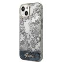 Guess PC/TPU IML Case With Double Layer Electroplated Camera Outline & Toile De Jouy For iPhone 14 Plus - Grey [ GUHCP14MHGPLHG ] - SW1hZ2U6MTM4NjIzMQ==