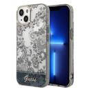 Guess PC/TPU IML Case With Double Layer Electroplated Camera Outline & Toile De Jouy For iPhone 14 Plus - Grey [ GUHCP14MHGPLHG ] - SW1hZ2U6MTM4NjI0Mw==