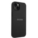 Guess PU Saffiano Hard Case for iPhone 14 Plus (6.7") - Black [ GUHCP14MPSASBBK ] - SW1hZ2U6MTM4NjI1Mg==