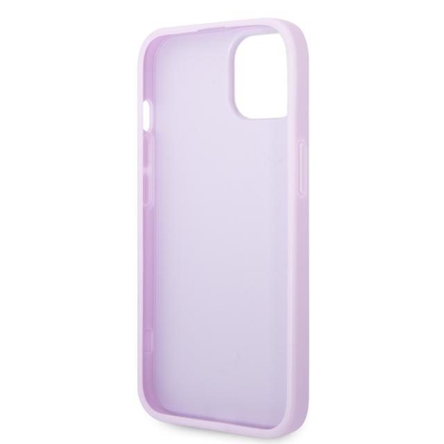 Guess PU Saffiano Hard Case for iPhone 14 Plus (6.7") - Purple [ GUHCP14MPSASBPU ]