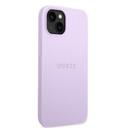 Guess PU Saffiano Hard Case for iPhone 14 Plus (6.7") - Purple [ GUHCP14MPSASBPU ]